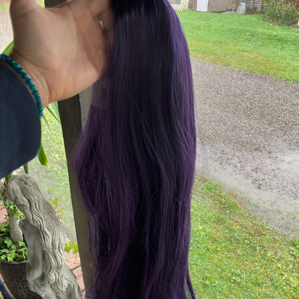 Purple wig